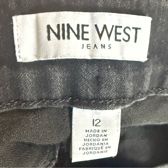 Nine West Black Heidi Pull-On Straight Jean sz 12 - Picture 7 of 7